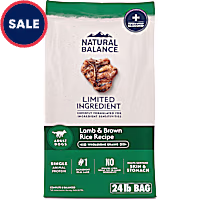 Natural Balance Limited Ingredient Adult Dry Dog Food with Healthy Grains Lamb & Brown Rice Recipe