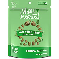WholeHearted Chicken and Catnip Flavor Soft-Filled Bites Cat Treats