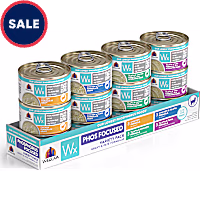 Weruva Wx Phos Focused Foods Gravy & Pate Formulas Variety Pack Wet Cat Food