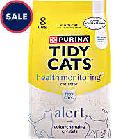 Purina Tidy Cats Tidy Care Alert Cat Health Monitoring Unscented Non Clumping with Silica Crystals Cat Litter