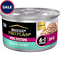 Purina Pro Plan Specialized Vital Systems Seafood Entree in Gravy 4-in-1 Support Wet Cat Food
