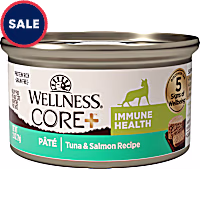 Wellness CORE+ Immune Health Natural Grain Free Tuna & Salmon Pate Canned Wet Cat Food