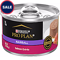 Purina Pro Plan Hairball Formula Control Wet Pate, Salmon Entree Cat Food