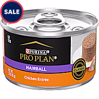 Purina Pro Plan Hairball Formula Control Wet Pate, Chicken Entree Cat Food