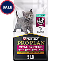 Purina Pro Plan Vital Systems Chicken & Egg Formula 4-in-1 Dry Kitten Food