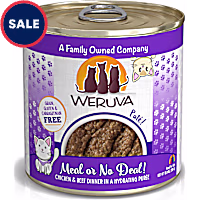 Weruva Pate Meal or No Deal! Chicken & Beef in a Hydrating Puree Wet Cat Food