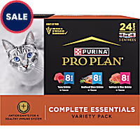 Purina Pro Plan Complete Essentials Seafood Favorites High Protein Wet Cat Food Variety Pack
