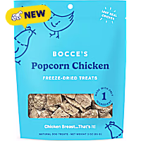 Bocce's Bakery Popcorn Chicken Freeze-Dried Dog Treat