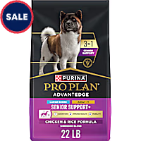 Purina Pro Plan AdvantEDGE Senior Support Plus Large Breed Shredded Blend Chicken and Rice Formula Dry Dog Food