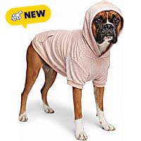 Petco Textured Light Pink Pet Hoodie