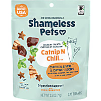 Shameless Pets Catnip N Chill Chicken Liver & Catnip Recipe Crunchy Cat Treats