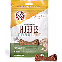 Arm & Hammer Nubbies Dental Treats for Dogs with Baking Soda and Calcium for Pets