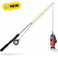 Petco Salmon Fishing Pole Interactive Teaser Cat Toy