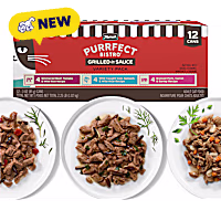 Merrick Purrfect Bistro in Sauce with Beef, Wild-Caught Cod, and Braised Pork Cat Food Variety Pack