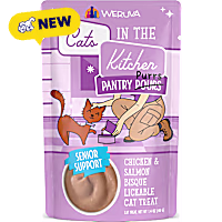 Cats in the Kitchen Pantry Pours Senior Support Chicken & Salmon Bisque Lickable Cat Treat