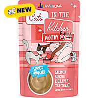 Cats in the Kitchen Pantry Pours Senior Support Salmon Bisque Lickable Cat Treat