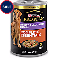 Purina Pro Plan Complete Essentials Turkey and Vegetables Entree in Wet Dog Food Gravy