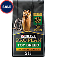 Purina Pro Plan with Probotics Chicken & Rice Formula Toy Breed Dry Dog Food