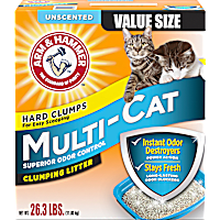 Arm & Hammer Unscented Multi-Cat Clumping Litter