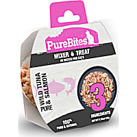 PureBites Mixers Wild Skipjack Tuna & Wild Alaskan Salmon in Water Cat Food Toppers