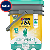 Tidy Cats Free & Clean Low Dust, Light Weight Clumping Odor Control Unscented Multi Cat Litter