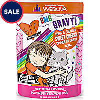 B.F.F. OMG Sweet Cheeks Tuna & Salmon Dinner in Gravy Wet Cat Food