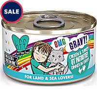 B.F.F. OMG QT Patootie! Chicken & Turkey Dinner in Gravy Wet Cat Food