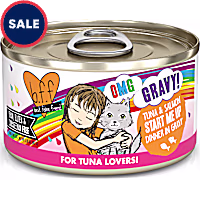 B.F.F. OMG Start Me Up Tuna & Salmon Dinner in Gravy Wet Cat Food