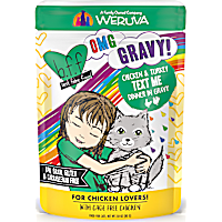 B.F.F. OMG Text Me Chicken & Turkey Dinner in Gravy Wet Cat Food