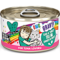 B.F.F. OMG Tell Me Tuna & Turkey Dinner in Gravy Wet Cat Food