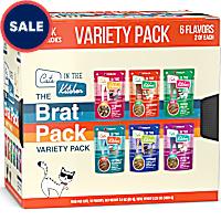 Cats in the Kitchen Slide 'n Serve Pate The Brat Pack Variety Pack Wet Cat Food