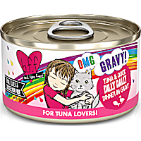 B.F.F. OMG Dilly Dally Tuna & Duck Dinner in Gravy Wet Cat Food