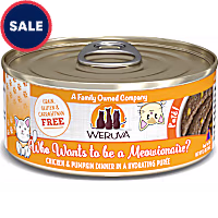 Weruva Pate Who Wants to be a Meowionaire? Chicken & Pumpkin Dinner in a Hydrating Puree Wet Cat Food