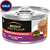 Purina Pro Plan SPECIALIZED Sensitive Skin & Stomach Tuna & Oat Meal Entree Wet Cat Food