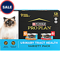Purina Pro Plan Urinary Tract Health Beef and Chicken Entrees Wet Cat Food Variety Pack