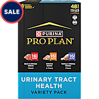 Purina Pro Plan Urinary Tract Chicken, Beef and Chicken, Turkey and Giblets Wet Cat Food Variety Pack
