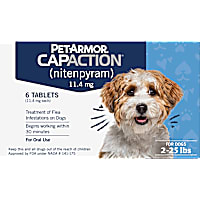 PetArmor CapAction Fast Acting Oral Flea Treatment for Small Dogs