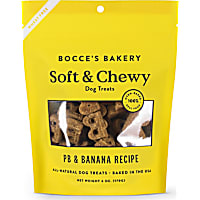 Bocce's Bakery Basic Peanut Butter Banana Soft & Chewy Dog Treats