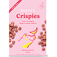 Bocce's Bakery Banana + Bacon Crispies Dog Treats