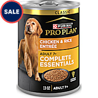 Purina Pro Plan 7 Plus Chicken and Rice Entree Classic for Senior Adult Wet Dog Food