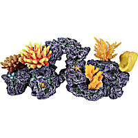 Penn Plax Yellow Coral Reef Aquatic Decor