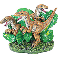 Penn Plax Jurassic Velociraptor Aquarium Ornament