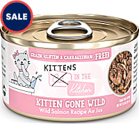 Cats in the Kitchen Kitten Gone Wild Salmon Recipe Au Jus Wet Cat Food