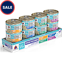 Weruva Wx Phos Focused Foods Gravy & Pate Formulas Variety Pack Wet Cat Food
