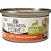 Wellness CORE+ Immune Health Natural Grain Free Chicken & Turkey Pate Canned Wet Cat Food