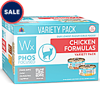 Weruva Wx Phos Focused Chicken Formulas Variety Pack Wet Cat Food