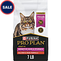 Purina Pro Plan Sensitive Skin and Stomach Salmon and Rice Formula Adult Cat Food