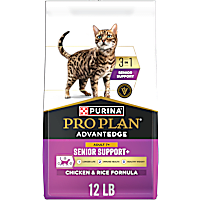 Purina Pro Plan AdvantEDGE Senior Support Plus Adult 7 Plus Chicken and Rice Formula Dry Cat Food