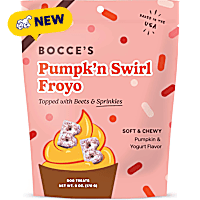 Bocce's Bakery Pumpk'n Swirl Froyo with Beet and Sprinkles, Soft & Chewy Dog Treats