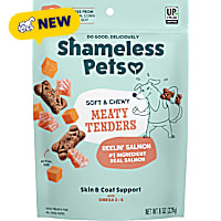 Shameless Pet Treats Meaty Tenders Reelin' Salmon Soft & Chewy Dog Treats